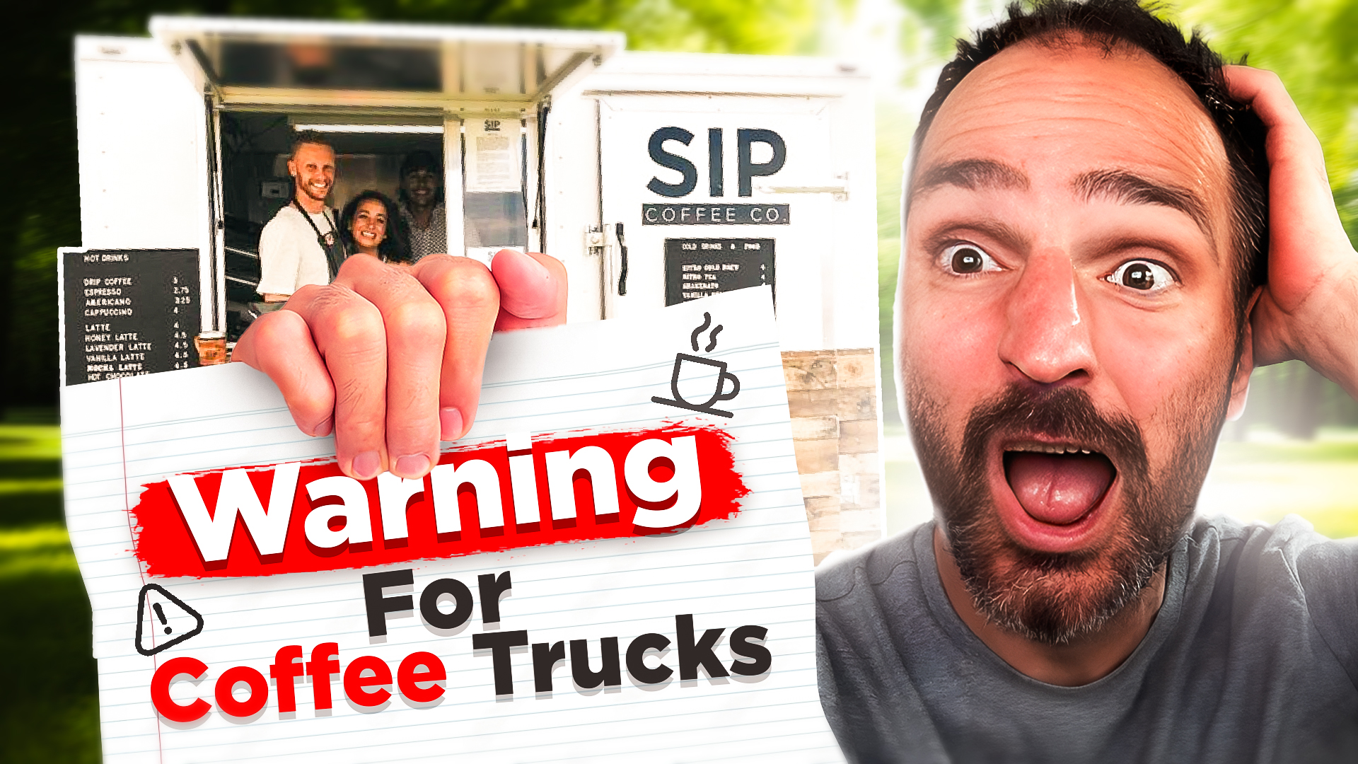 coffee trailer business