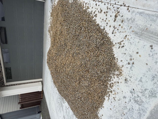 gravel in driveway