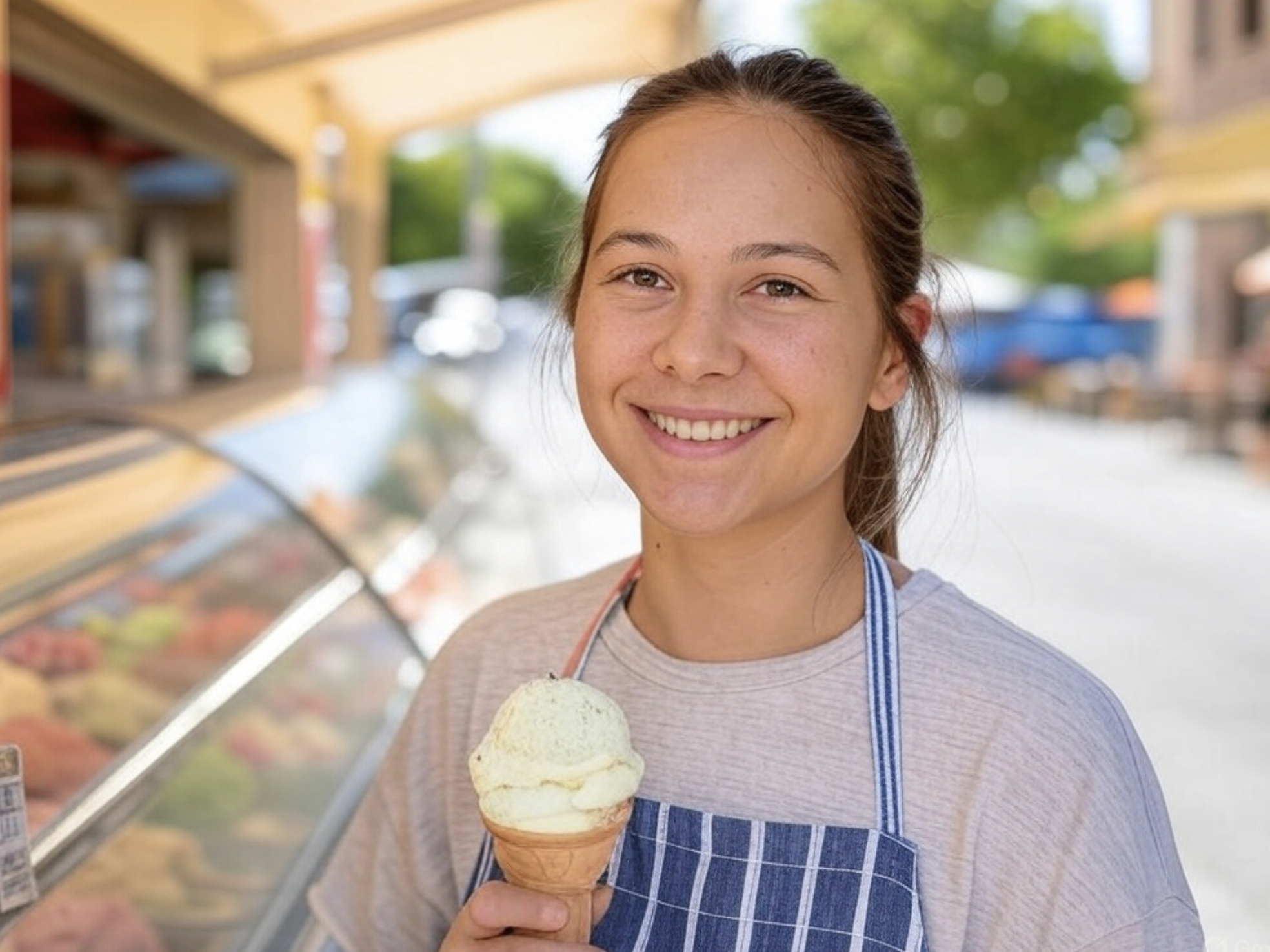 ice cream employee